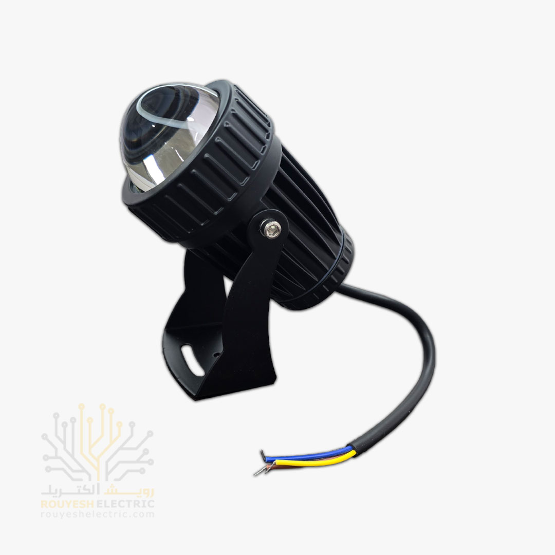 جت لایت 15 وات خارجی برند ABR بدنه مشکی آفتابی