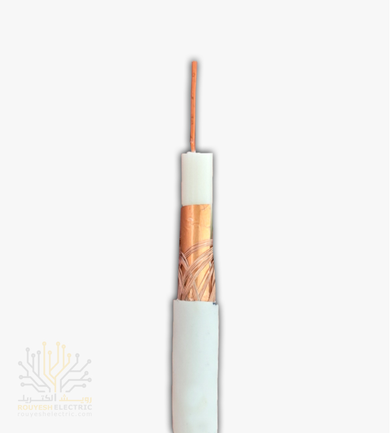 کابل آنتن برند دریاتل مدل صادراتی مغز مس 0/90 شیلد رنگ مس 96 رشته حلقه 567 متری