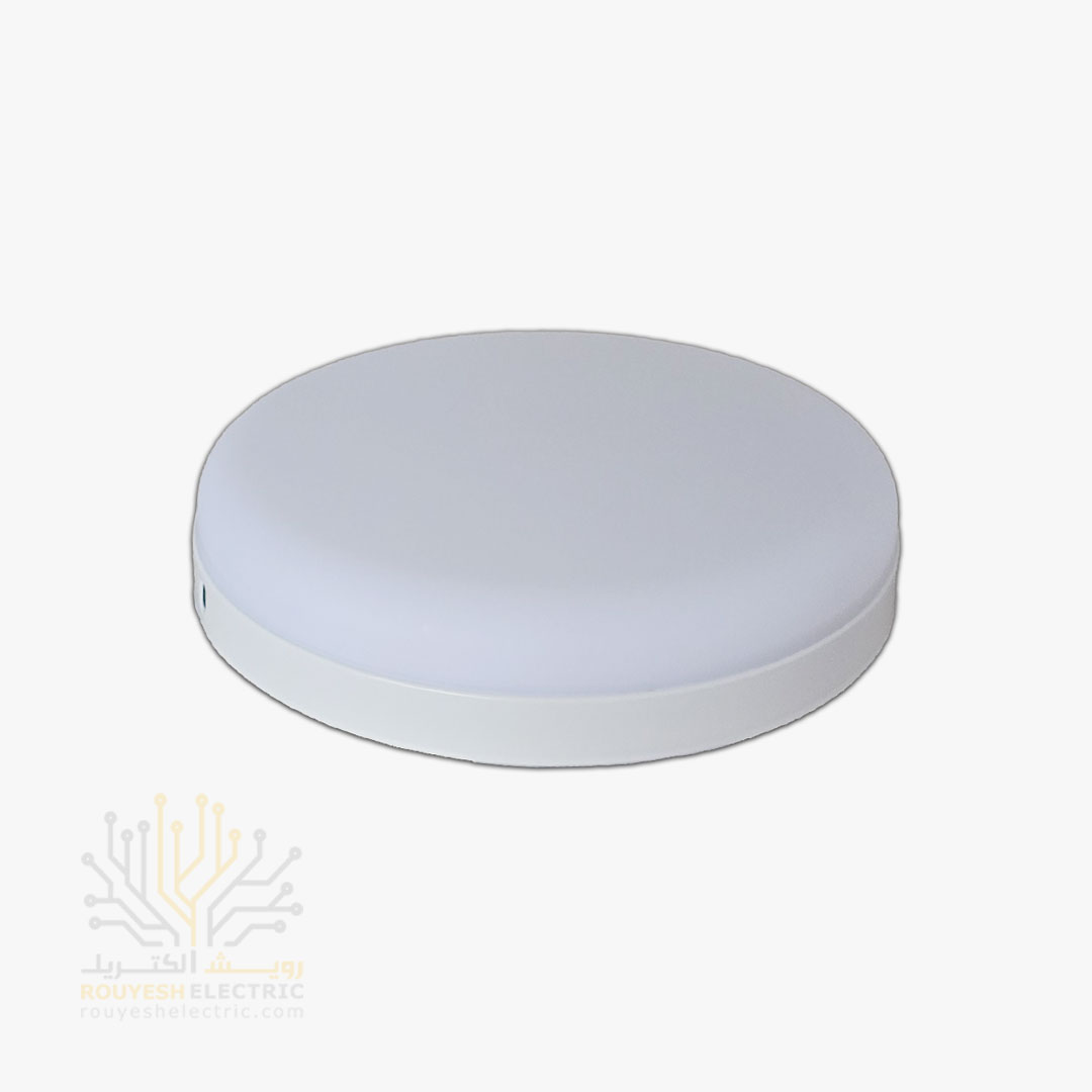 پنل سقفی روکار 25 وات برند پارس اطلس مدل فول لایت دایره مهتابی