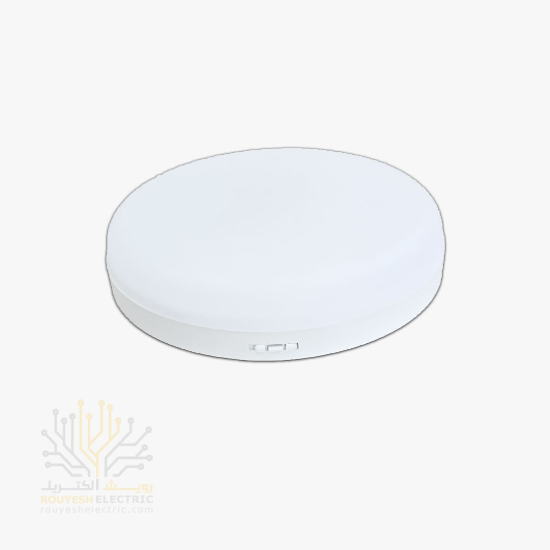 پنل سقفی روکار 24 وات برند تک تاب مدل آرارات دایره استاندارد مهتابی