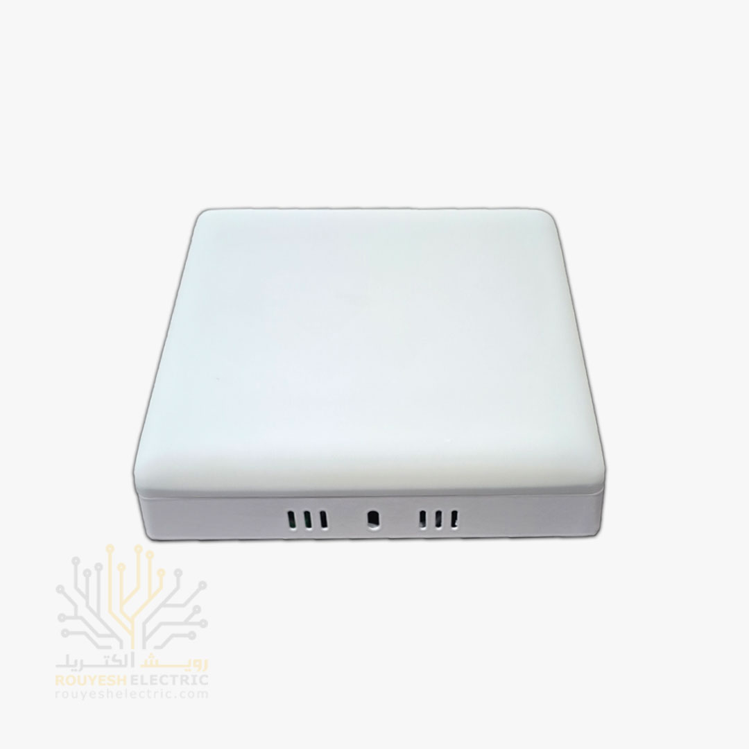 پنل سقفی روکار 24 وات برند تک تاب مدل فول لایت مربع استاندارد آفتابی