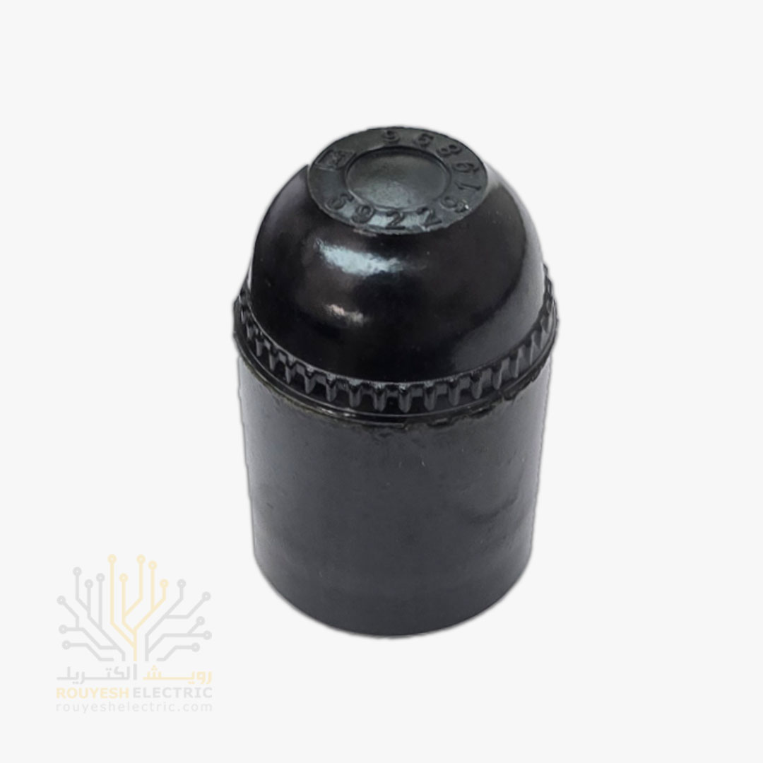 سرپیچ لامپ آویز بدنه باکالیت برند ثانی استاندارد رنگ مشکی