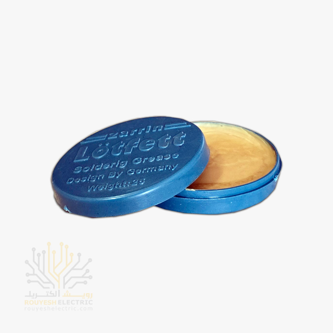 روغن لحیم کاری برند زرین سایز بزرگ 45 گرم