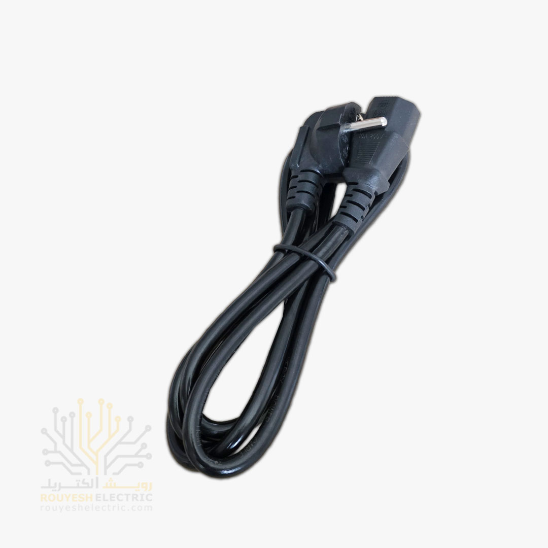 کابل برق کامپیوتر 3x0/75 برند kame kuer مغزی آلومینیوم خارجی