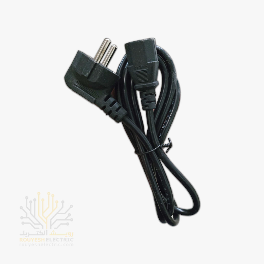 کابل برق کامپیوتر 3x1/5 برند kame kuer مغزی آلومینیوم خارجی