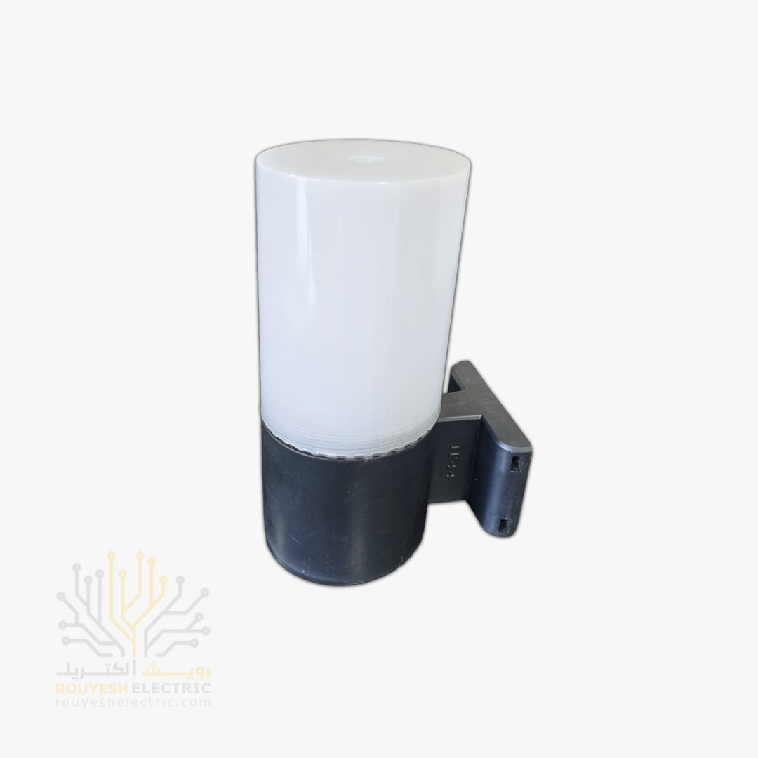 چراغ دیواری استوانه ای مشکی