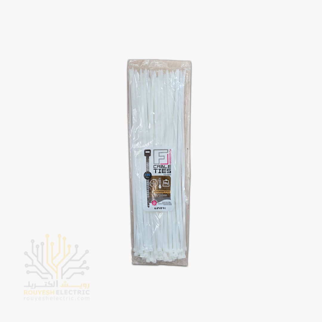 بست کمربندی 55 سانت برند فروزش ضخامت 7/6 سفید