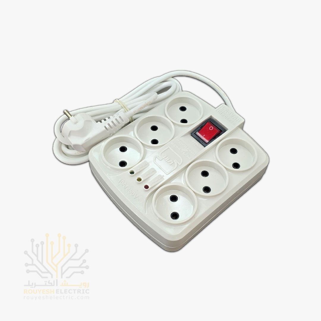 محافظ برق کامپیوتر برند لجور شش خانه 3 متری