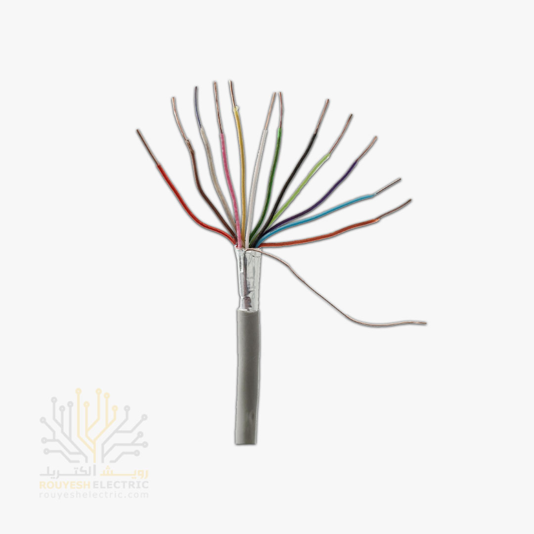 کابل 6 زوجی هوایی برند تک کابل کرمان ضخامت 0/6 کارتن 248 متری