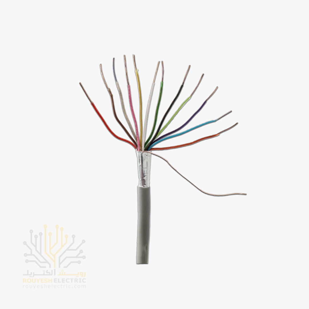 کابل 6 زوجی هوایی برند کابلسان ضخامت 0/6 کارتن 283 متری