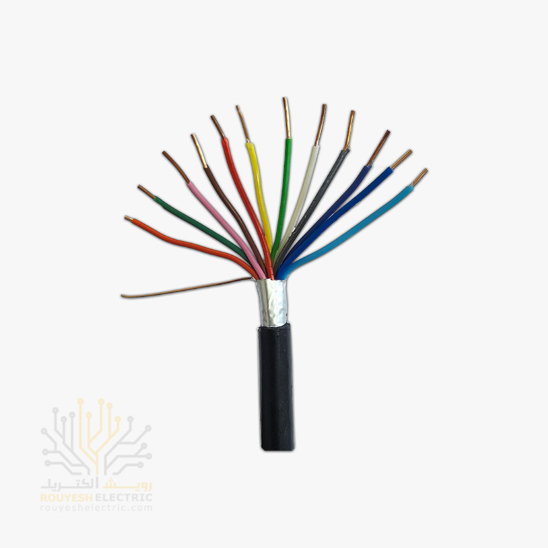 کابل 6 زوجی زمینی برند تک کابل کرمان ضخامت 0.6 کارتن 268 متری