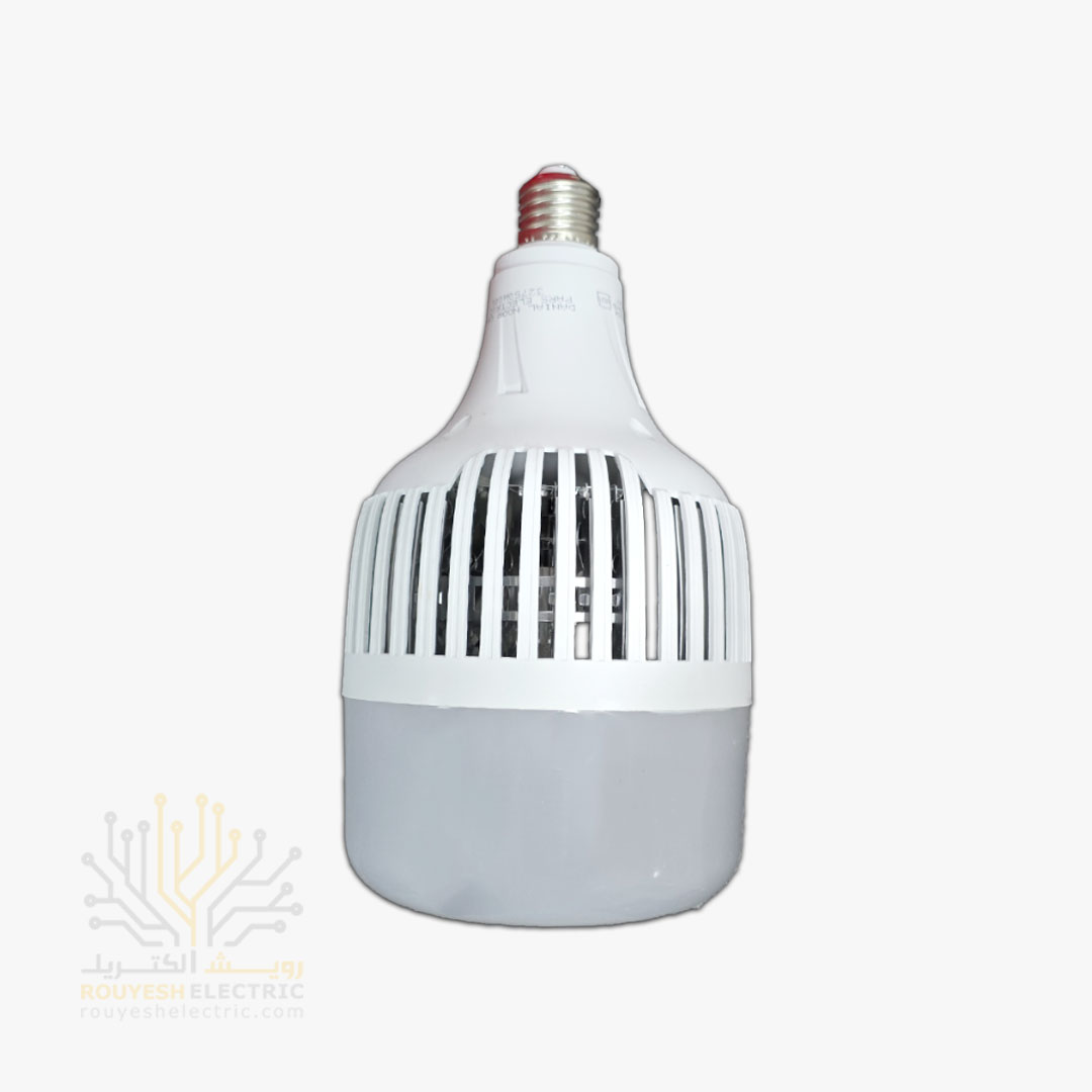 لامپ ال ای دی 50 وات استوانه برند پارس الکتریک مهتابی