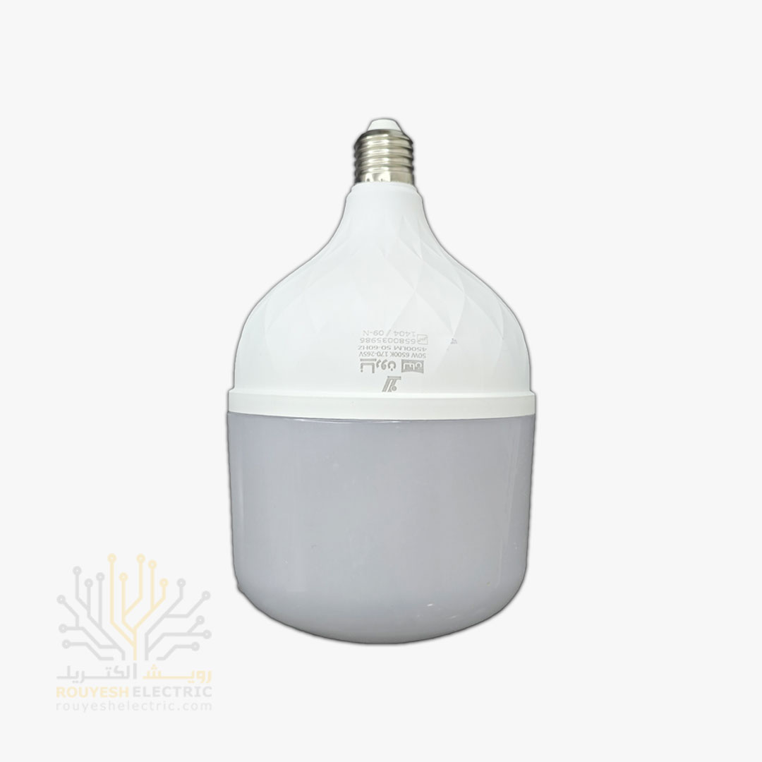 لامپ ال ای دی 50 وات استوانه برند نارون لیان مهتابی