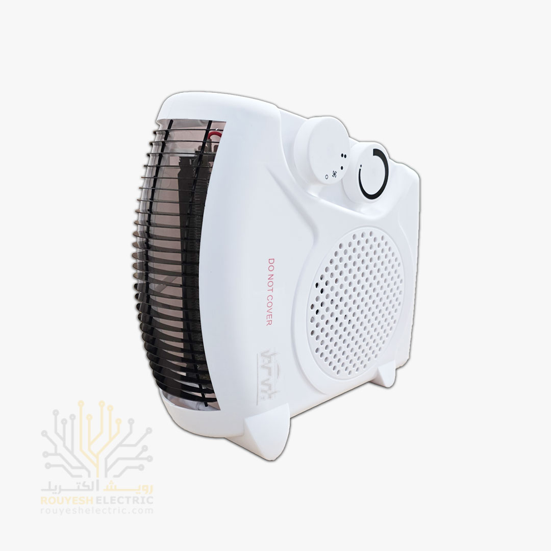 بخاری برقی رومیزی فن دار برند پارس سهیل 1850 وات کد 06