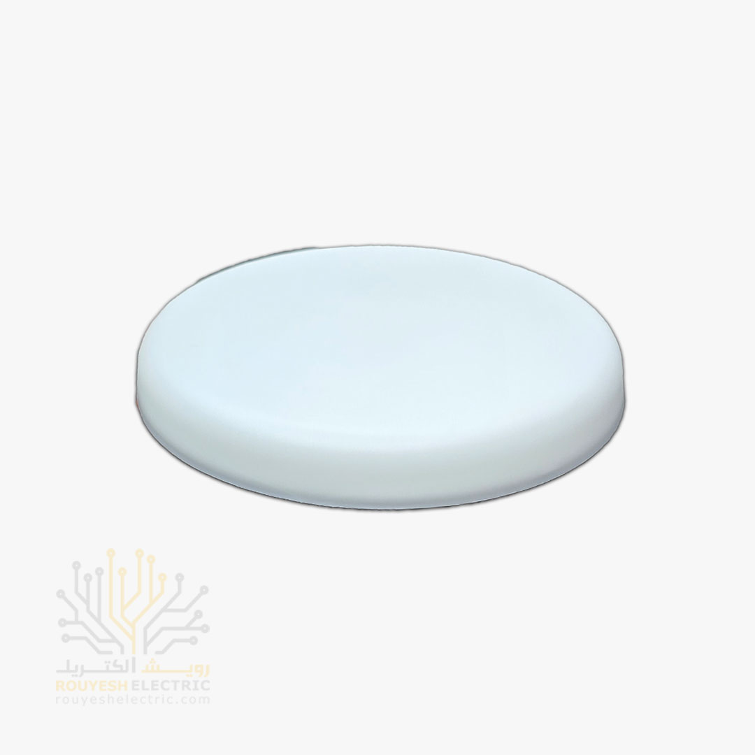 پنل سقفی توکار 22 وات برند پارس ارمغان مدل فول لایت فنر متغیر دایره استاندارد رنگ مهتابی