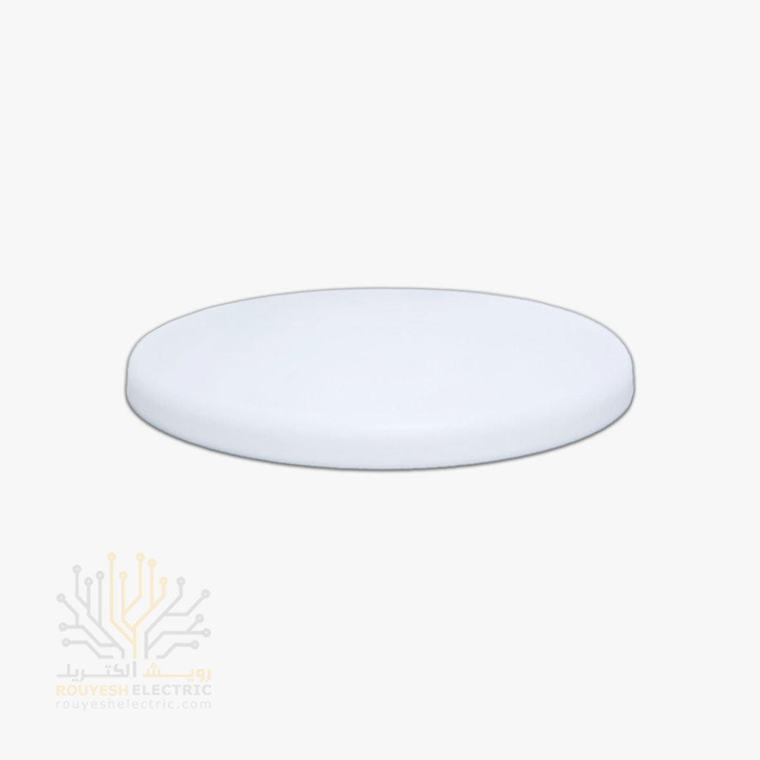 پنل سقفی توکار فول لایت 48 وات برند ایران مهر فنر متغیر دایره استاندارد رنگ نچرال