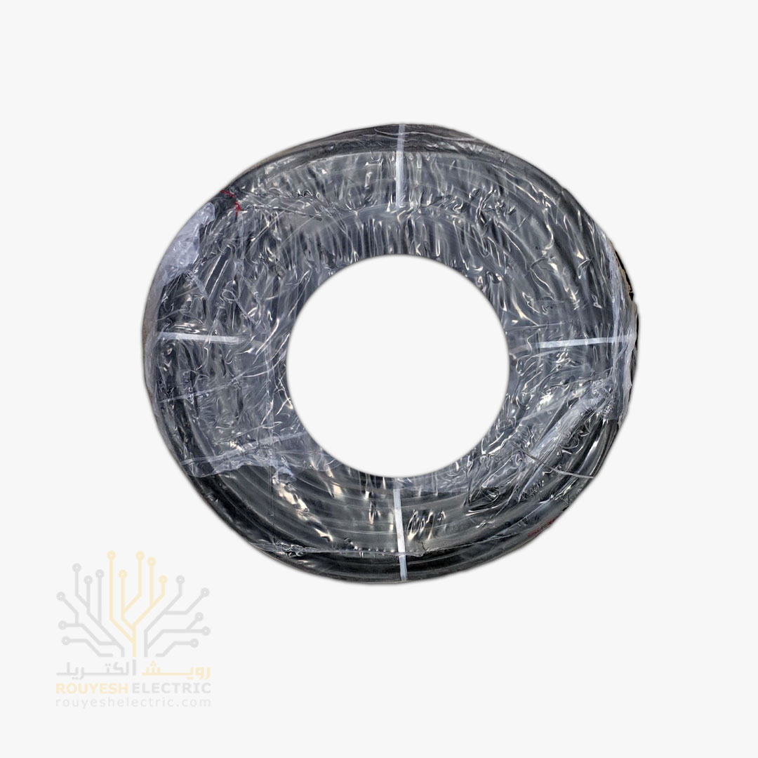 کابل برق نمره 5x1/5 برند نوید استاندارد حلقه 100 متری