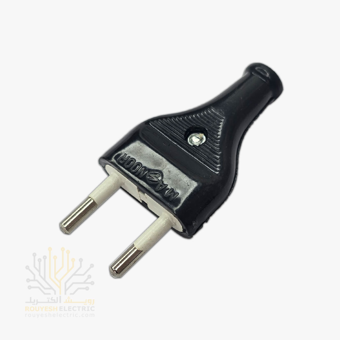 دوشاخه برق تخت برند نور رنگ مشکی