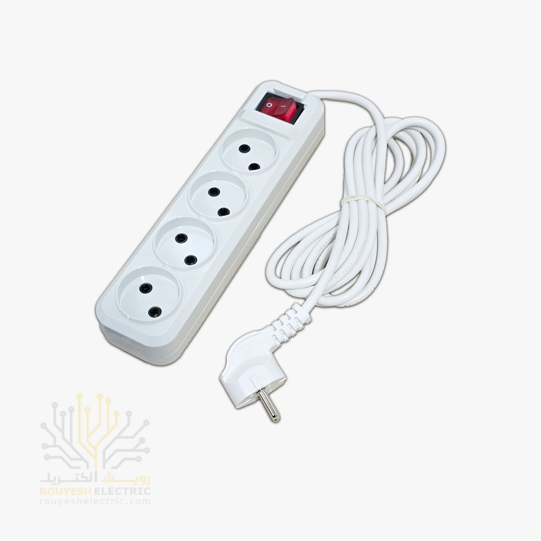 چهار راهی برق سیار برند لجور استاندارد ارتدار کابل 3 متری