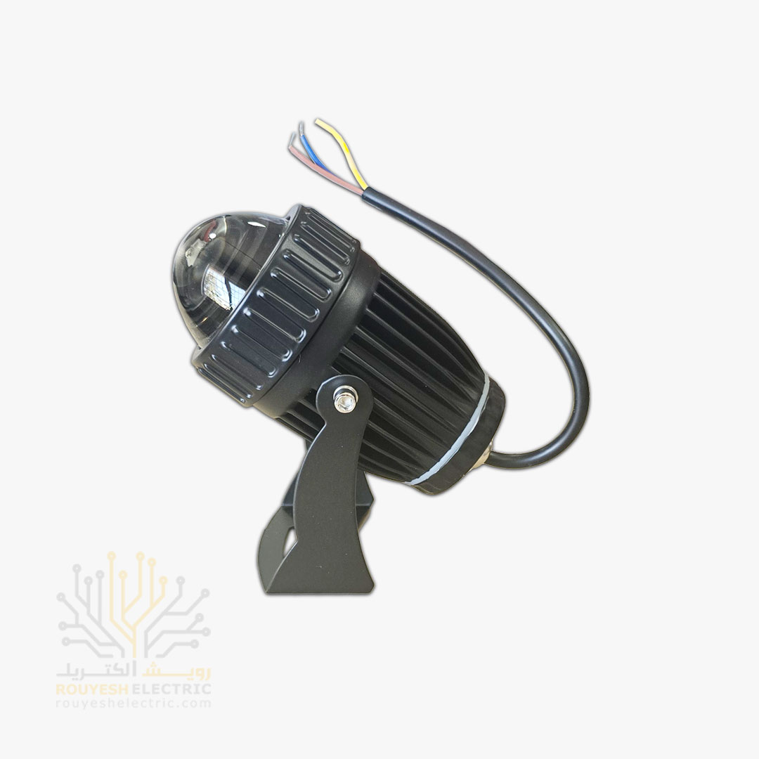 جت لایت 10 وات خارجی برند اس تی ال بدنه مشکی چیپ کری آفتابی