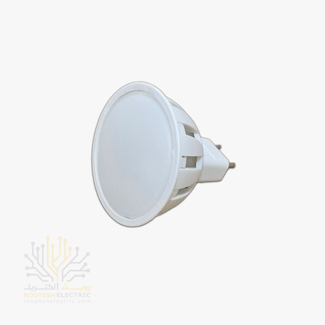 لامپ هالوژن 5 وات برند جی سی سی مدل پایه سوزنی آفتابی
