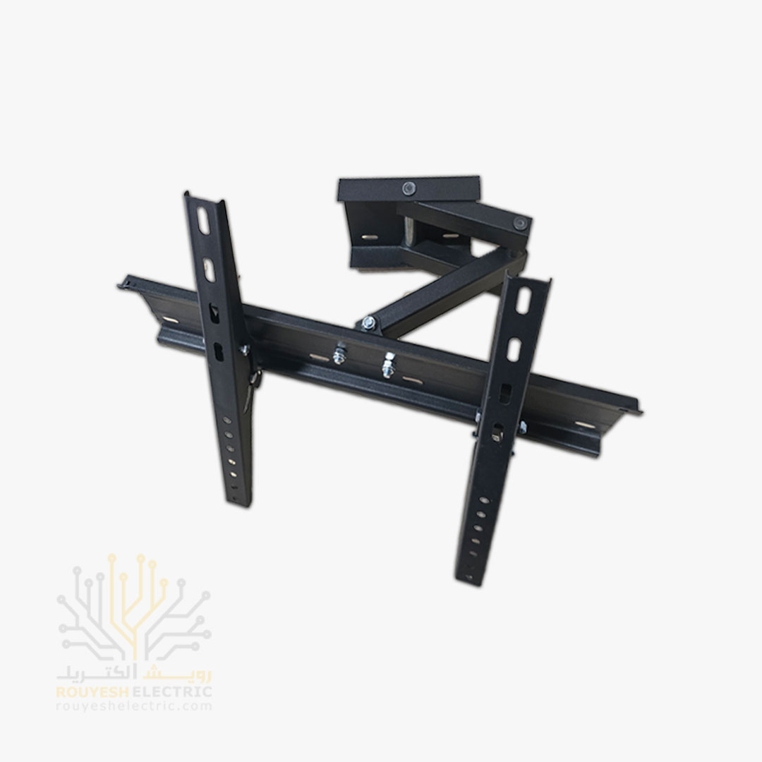 پایه تلویزیون تک بازو برند پاور تکنیک مدل B-2 سایز 32 تا 55 اینچ تحمل وزن 40 کیلوگرم