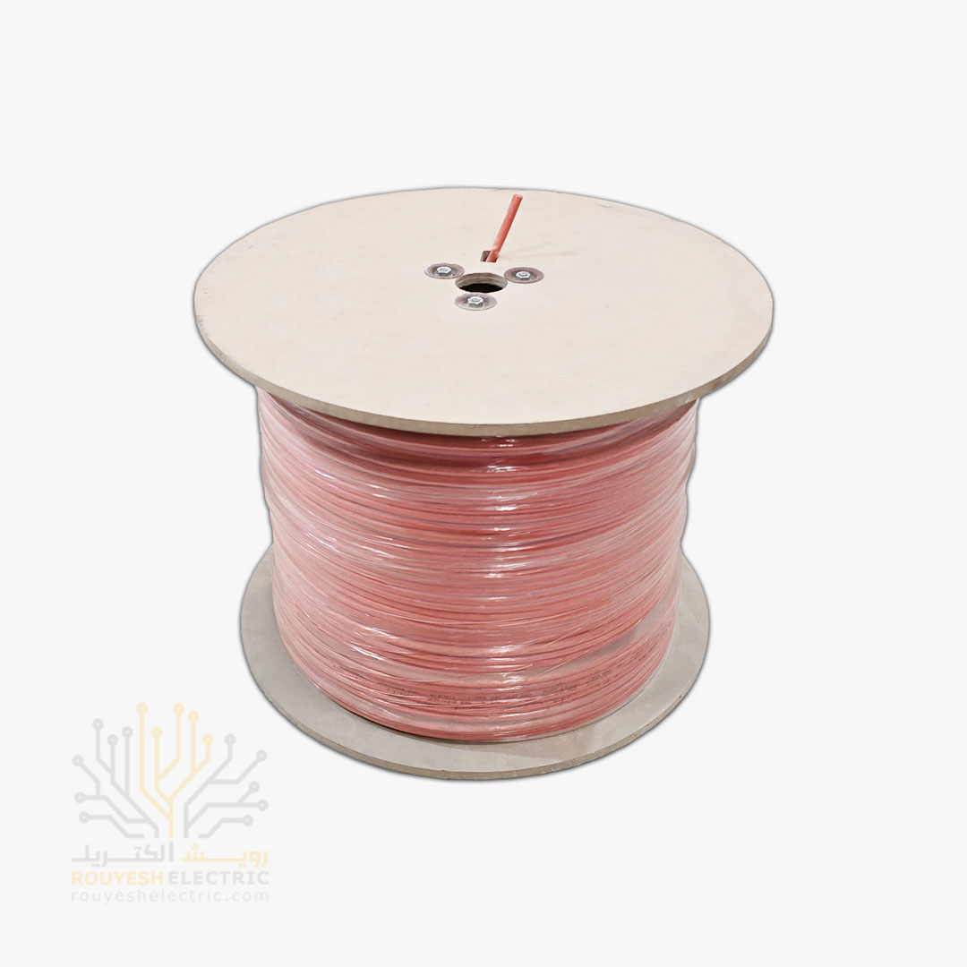 کابل شبکه cat six برند تک کابل کرمان مدل نگزنس شیلد دار sftp قرقره 485 متری