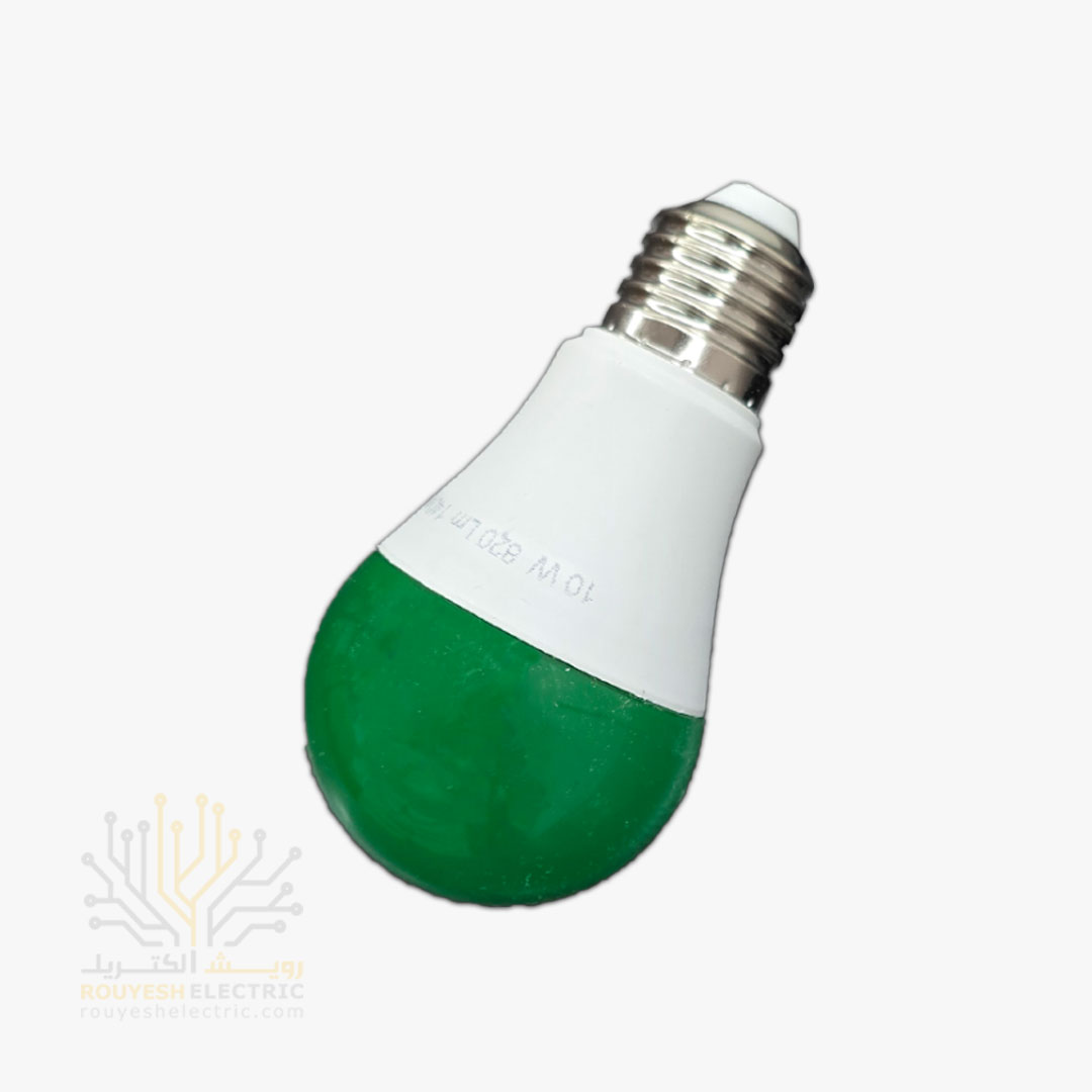 لامپ ال ای دی 10 وات حبابی برند فروزش سبز