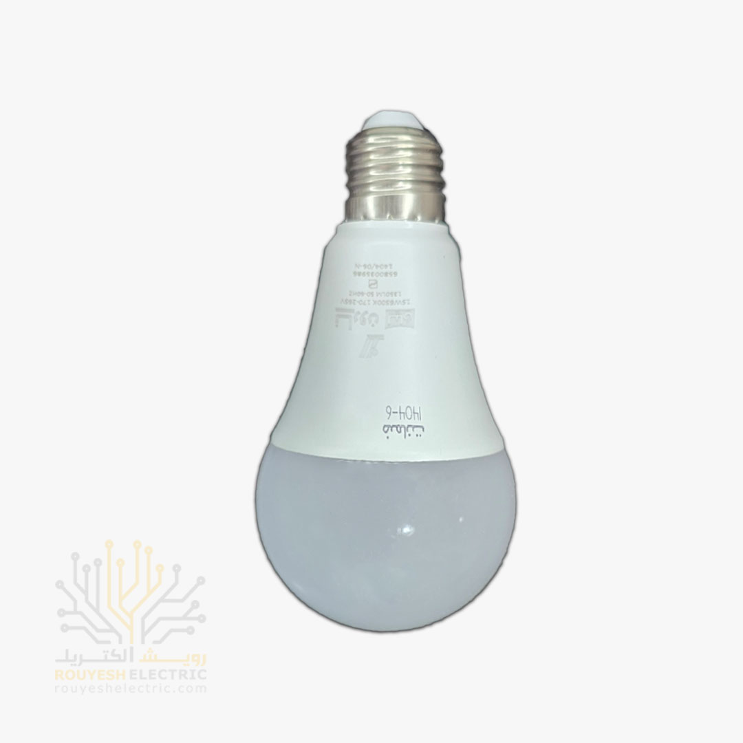 لامپ ال ای دی 15 وات حبابی برند نارون لیان مهتابی