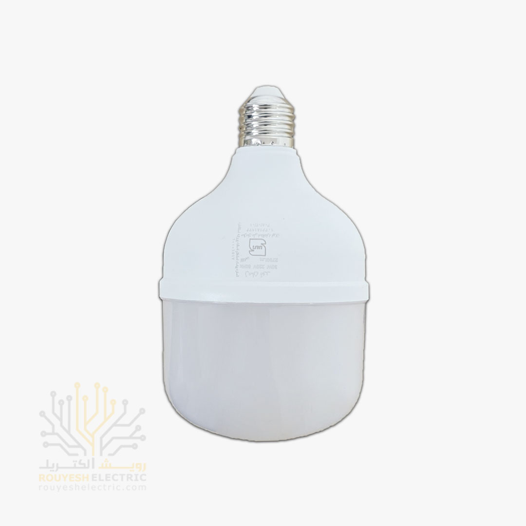 لامپ ال ای دی 30 وات استوانه برند زمان نور آفتابی
