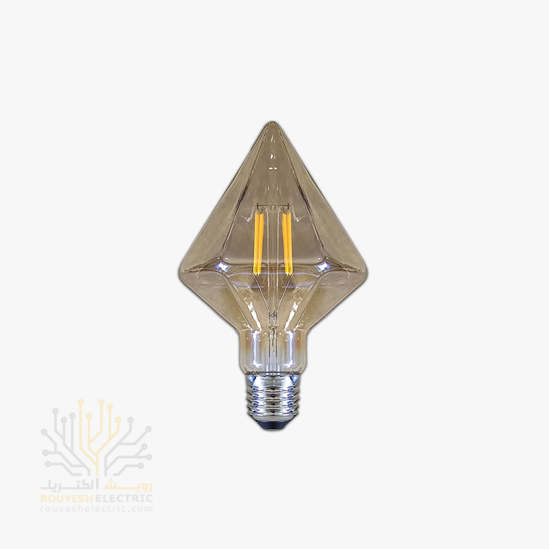 لامپ 6 وات فیلامنتی مدل DIAMOND طرح الماس