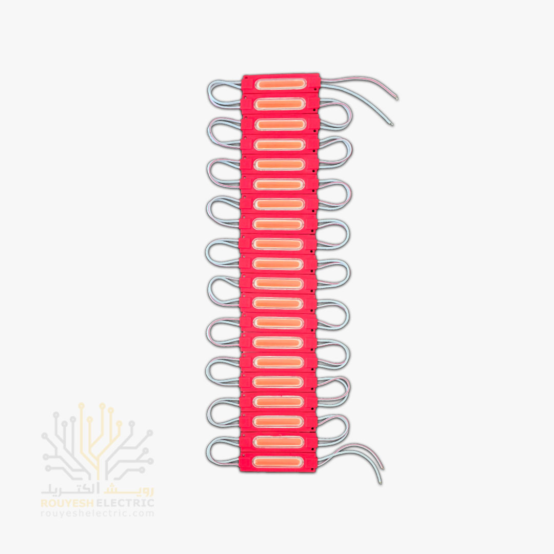 ریسه بلوکی COB برند INE پشت الومینیوم قرمز ورق 20 تایی