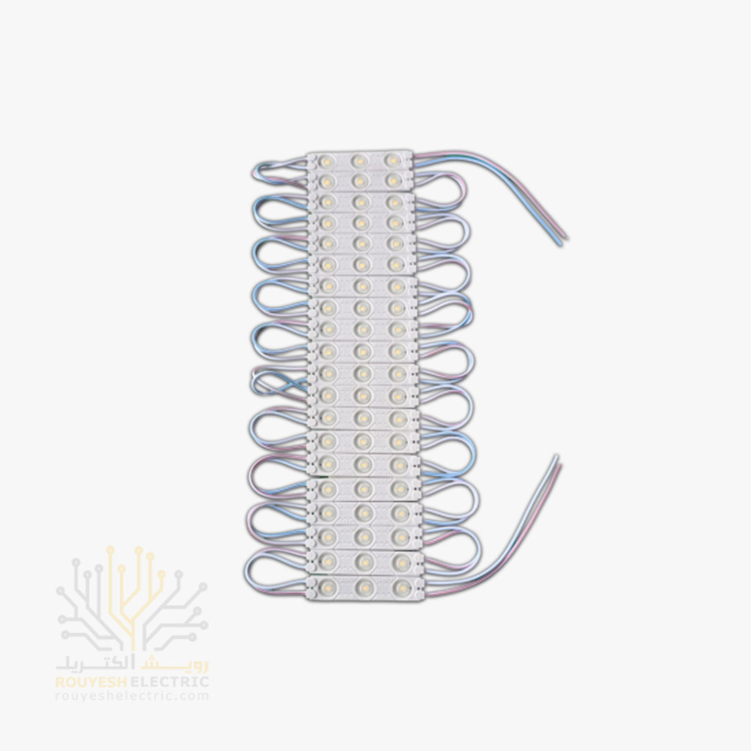 ریسه بلوکی SMD برند INE لنز دار پشت آلومینیوم آفتابی ورق 20 تایی