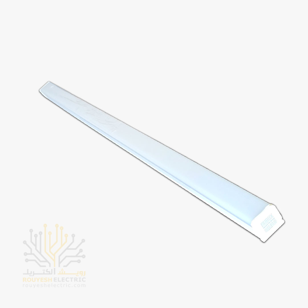 چراغ خطی ال ای دی 120 سانت 80 وات برند بروکس مدل آریانا عرض 4/5 سانت رنگ نچرال
