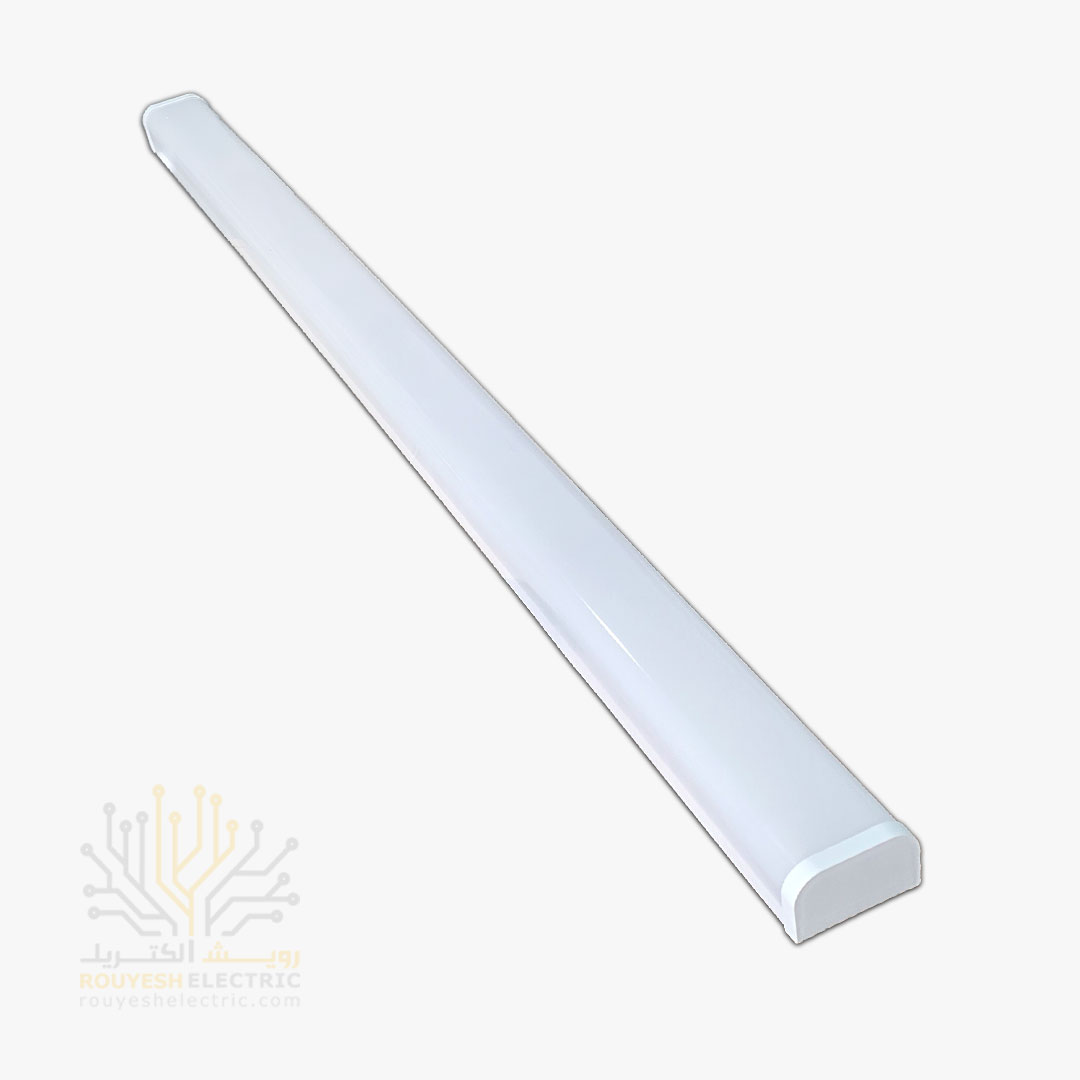 چراغ خطی ال ای دی 80 وات برند تک تاب طول 120 سانت عرض 6.5 سانت ضد آب رنگ مهتابی