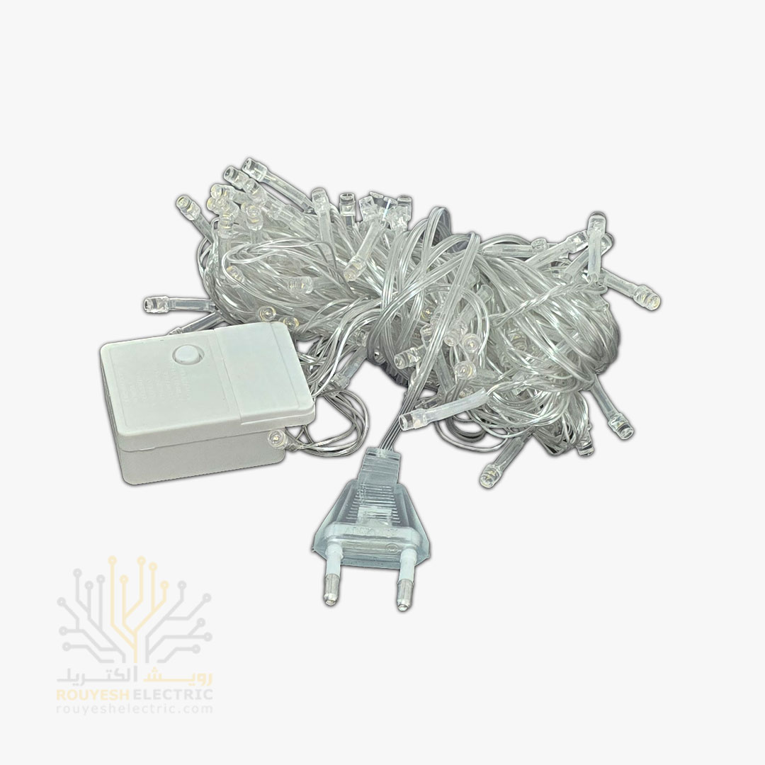 ریسه سوزنی 100 تایی برند PGT لامپ کوچک 9 متری آفتابی