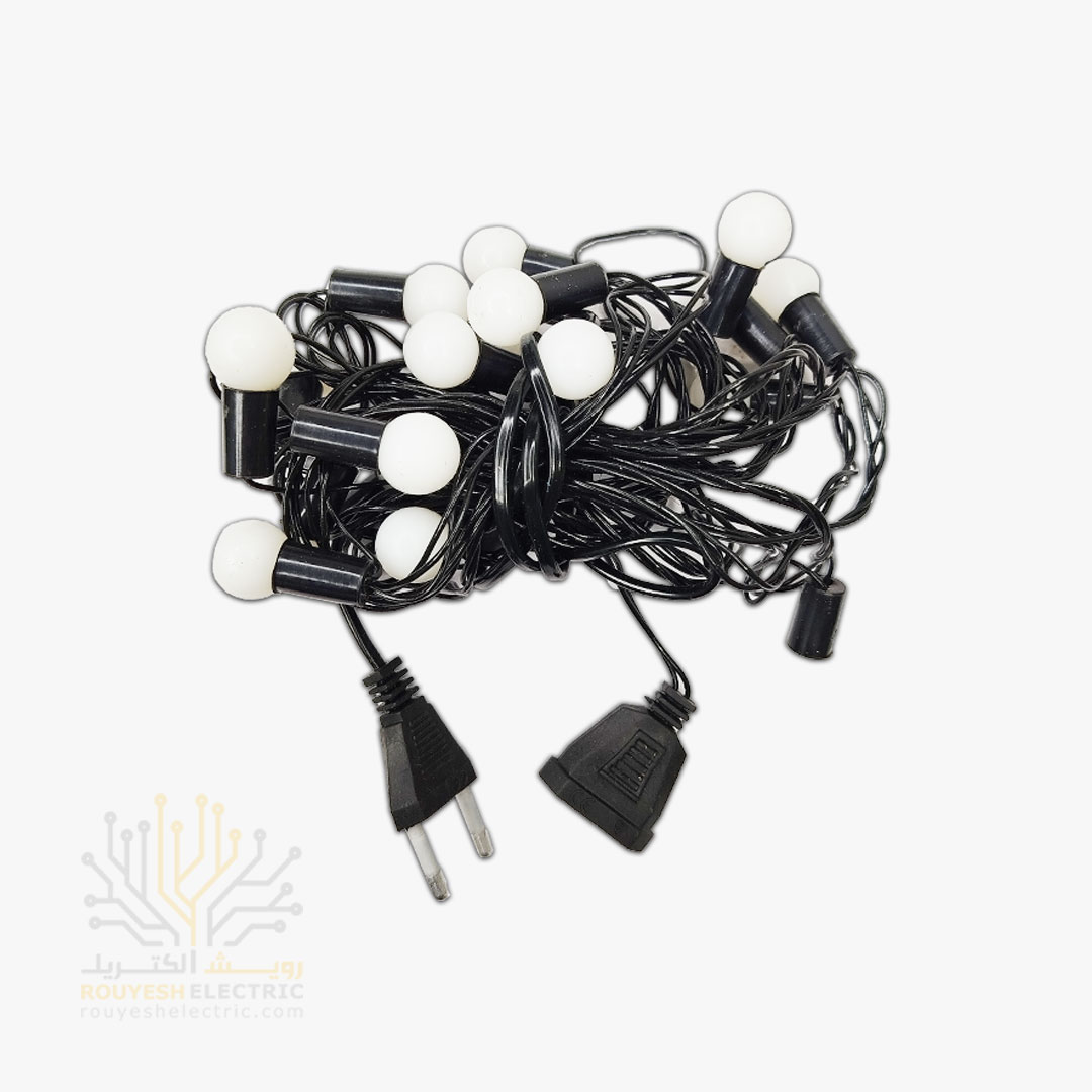 ریسه 20 تایی آفتابی فندقی تبدیل دار