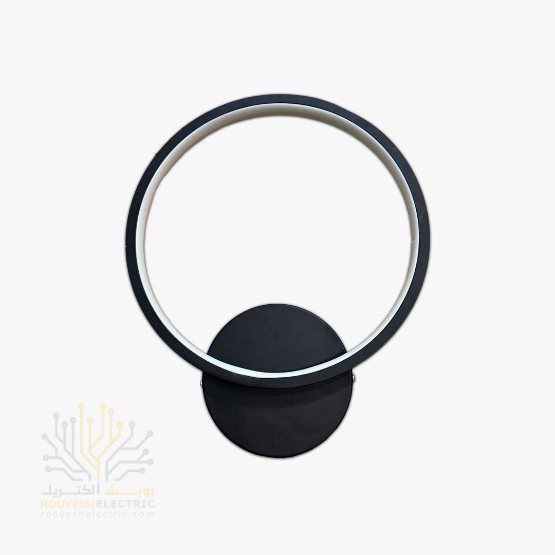 چراغ دیواری ال ای دی برند نور فرد مدل گرد