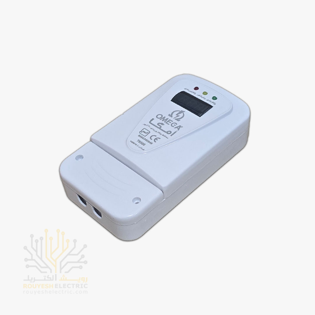 محافظ برق زیرکنتوری برند امگا مدل T6500 مغزی سرامیک دیجیتال 40 آمپر