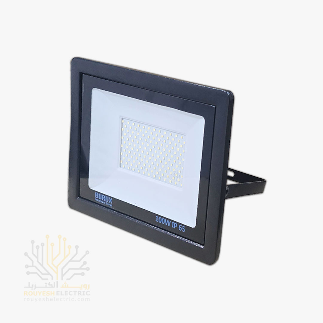 پروژکتور 100 وات برند بروکس رنگ مهتابی