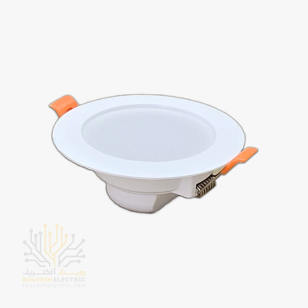 پنل سقفی توکار 8 وات برند بروکس مدل بک لایت رویه 7/5 رنگ مهتابی