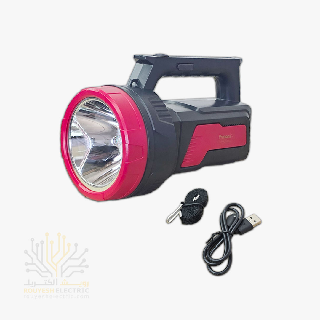 چراغ قوه لنترنی شارژی 10 وات برند Prmans مدل Pm-2602A