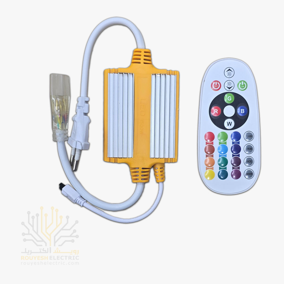 ریموت ریسه RGB بدنه فلز 1500 وات مخصوص ریسه وایرلس