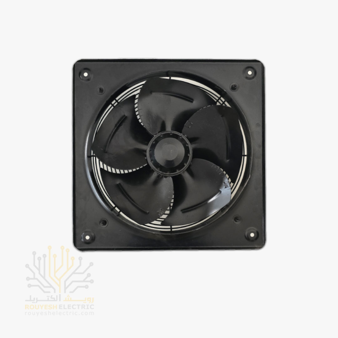 هواکش صنعتی 35 سانت برند ژنیران موتور ایلکا استاندارد 5 پر فلزی 1400 دور ضمانت تعویض