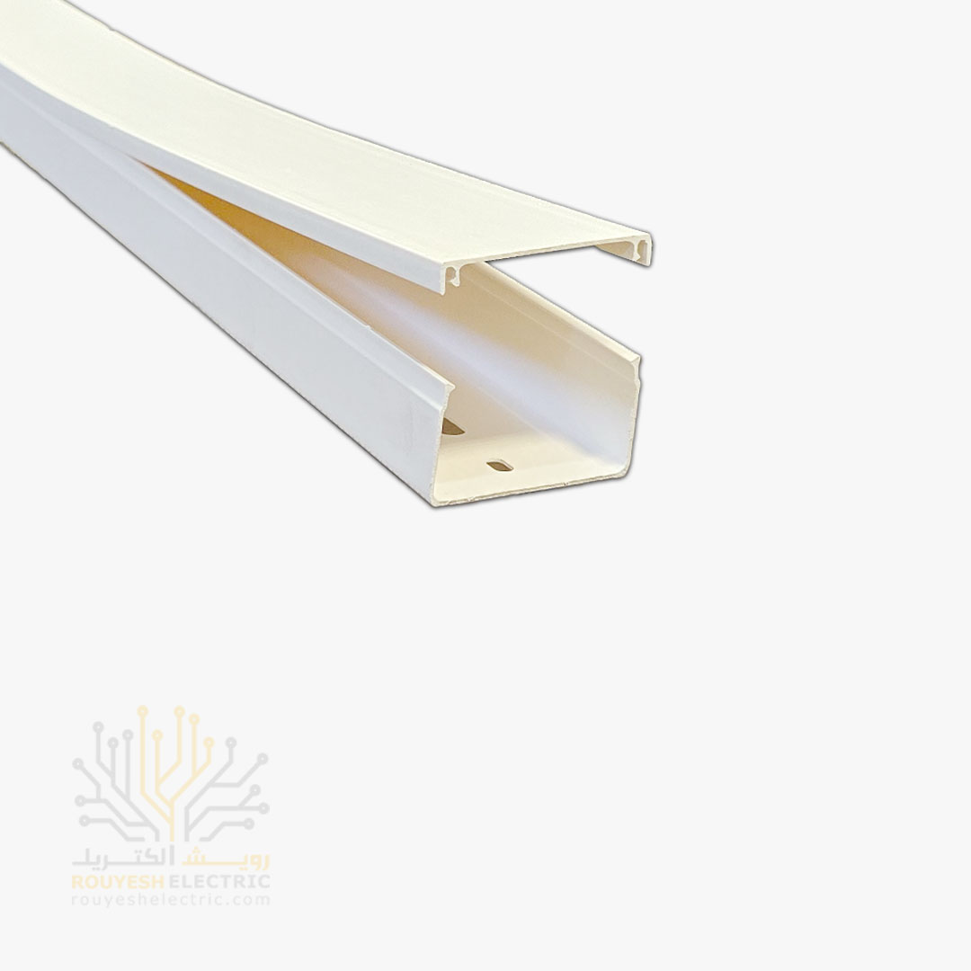 داکت برق برند سوپیتا نمره 50x30 ساده رنگ سفید 24 متر