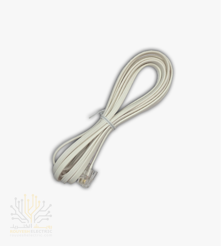 بند خط تلفن 1/5 الی 2 متری سفید
