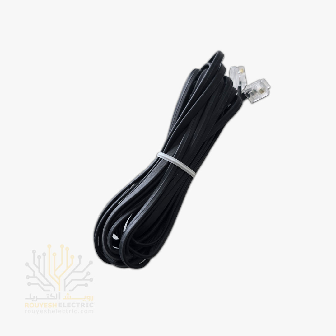بند خط تلفن 4 الی 5 متری مشکی