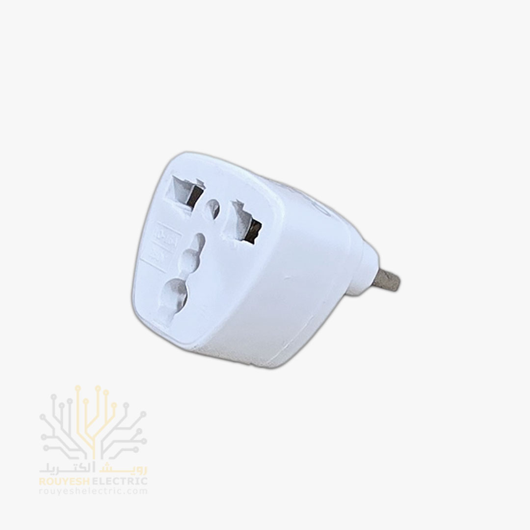 تبدیل 3 به 2 برند امگا 10 آمپر میله آهنی سفید 