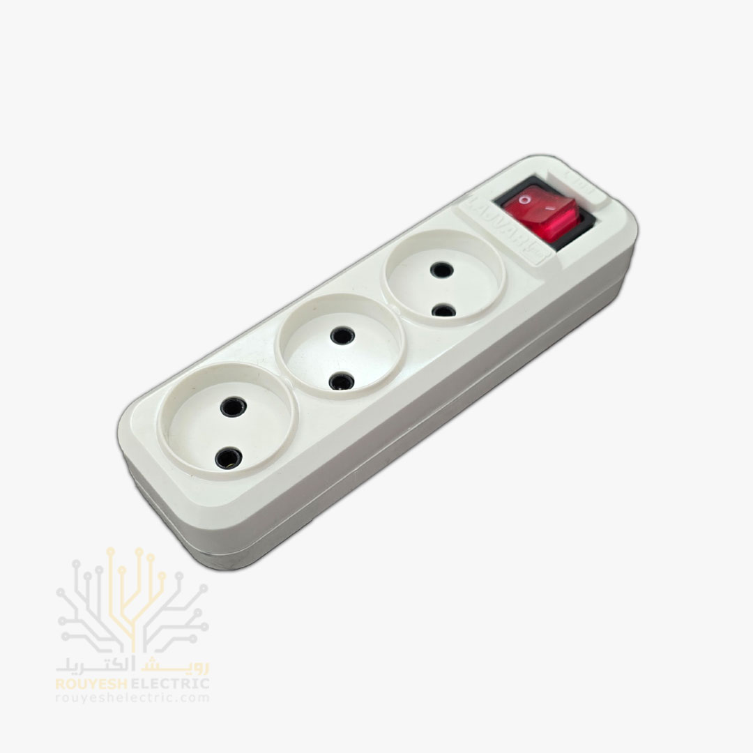 سه راهی برق سیار برند لجور استاندارد بدون کابل