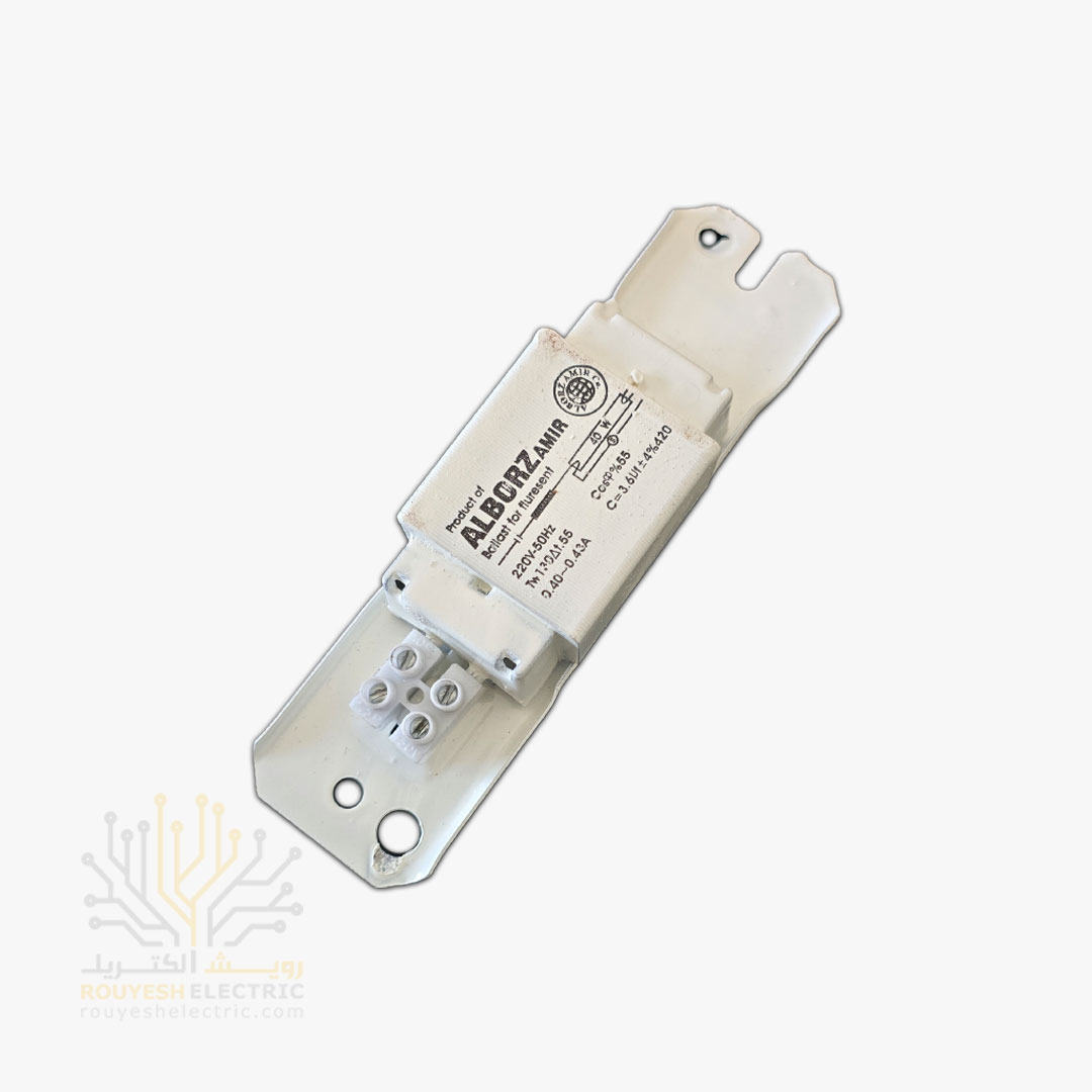 ترانس مهتابی 40 وات مدل البرز امیر